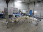 Quantum Topping Applicator With Recirculation Conveyors